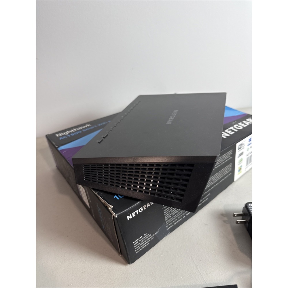 NETGEAR Nighthawk R7000 Smart WiFi Wireless Router AC1900 Gaming Streaming - Picture 7 of 16
